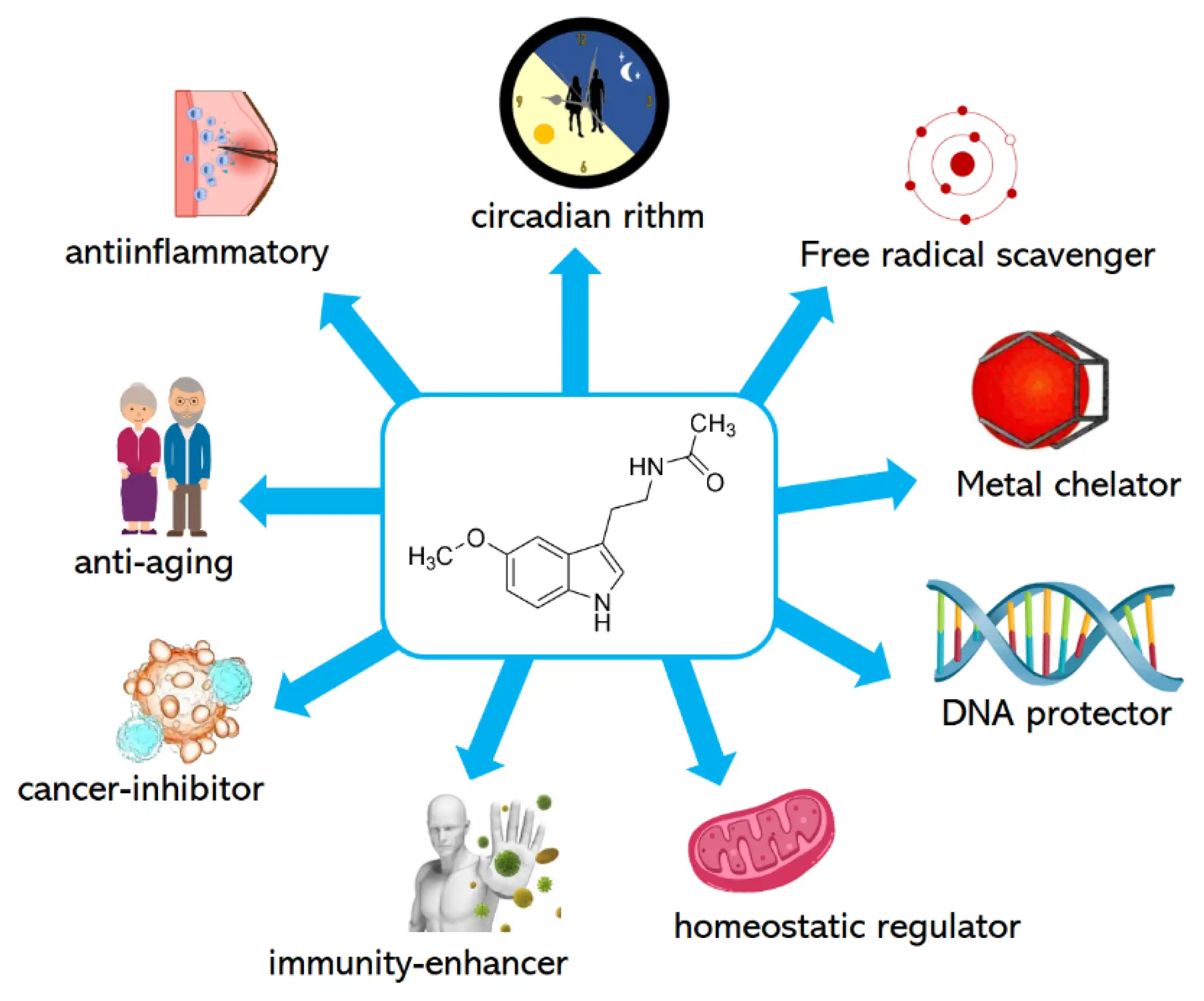 Melatonin benefits 
