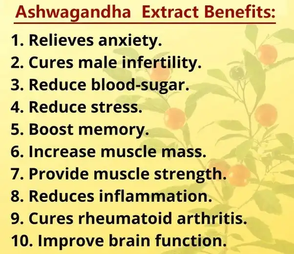 Ashwaagandha extract benefits 